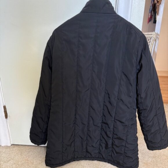 London Fog Coat - Woman's Small Reg.- More like a Medium - Like New - Jet Black - Picture 2 of 9